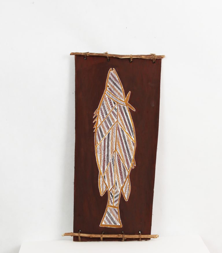Fish - Bark Painting - Sandra Richards