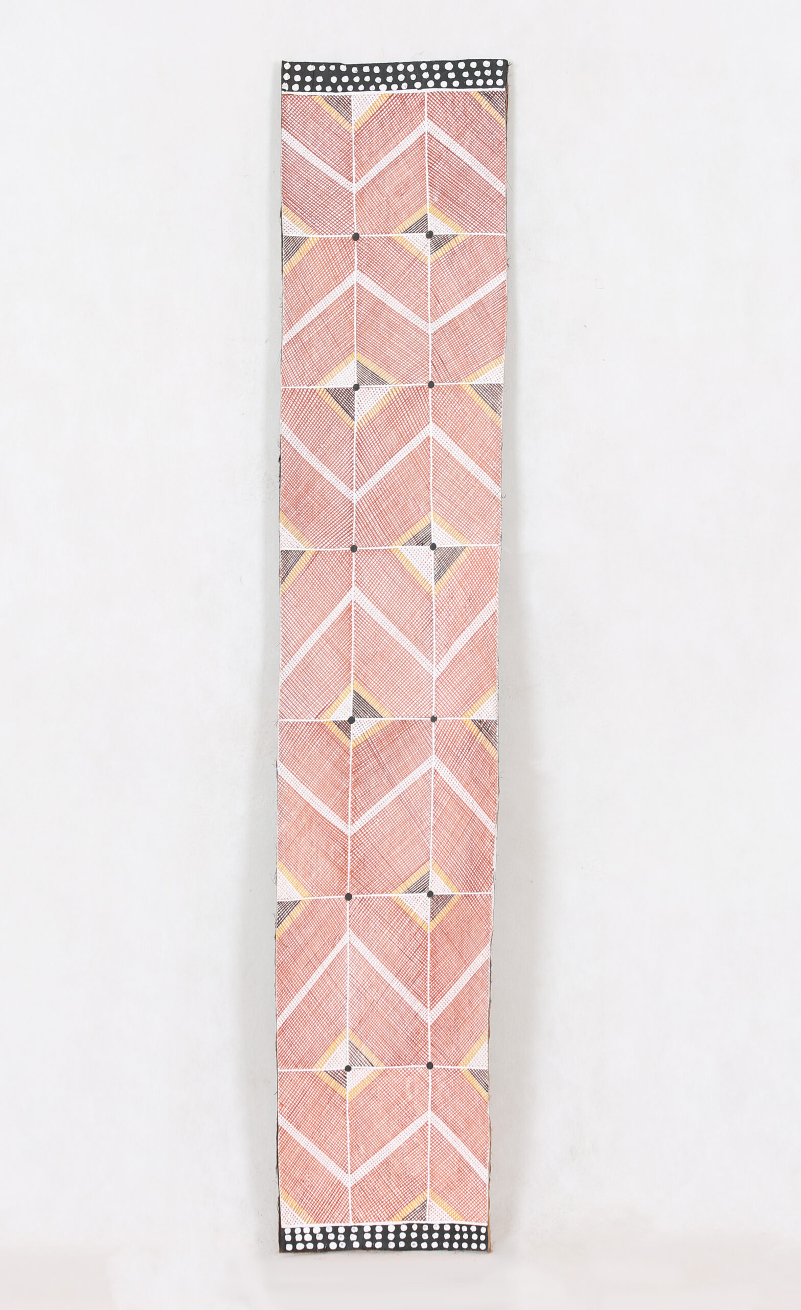 Kunkurra (The Spiralling Wind) - Bark Painting - Obed Namirrkki