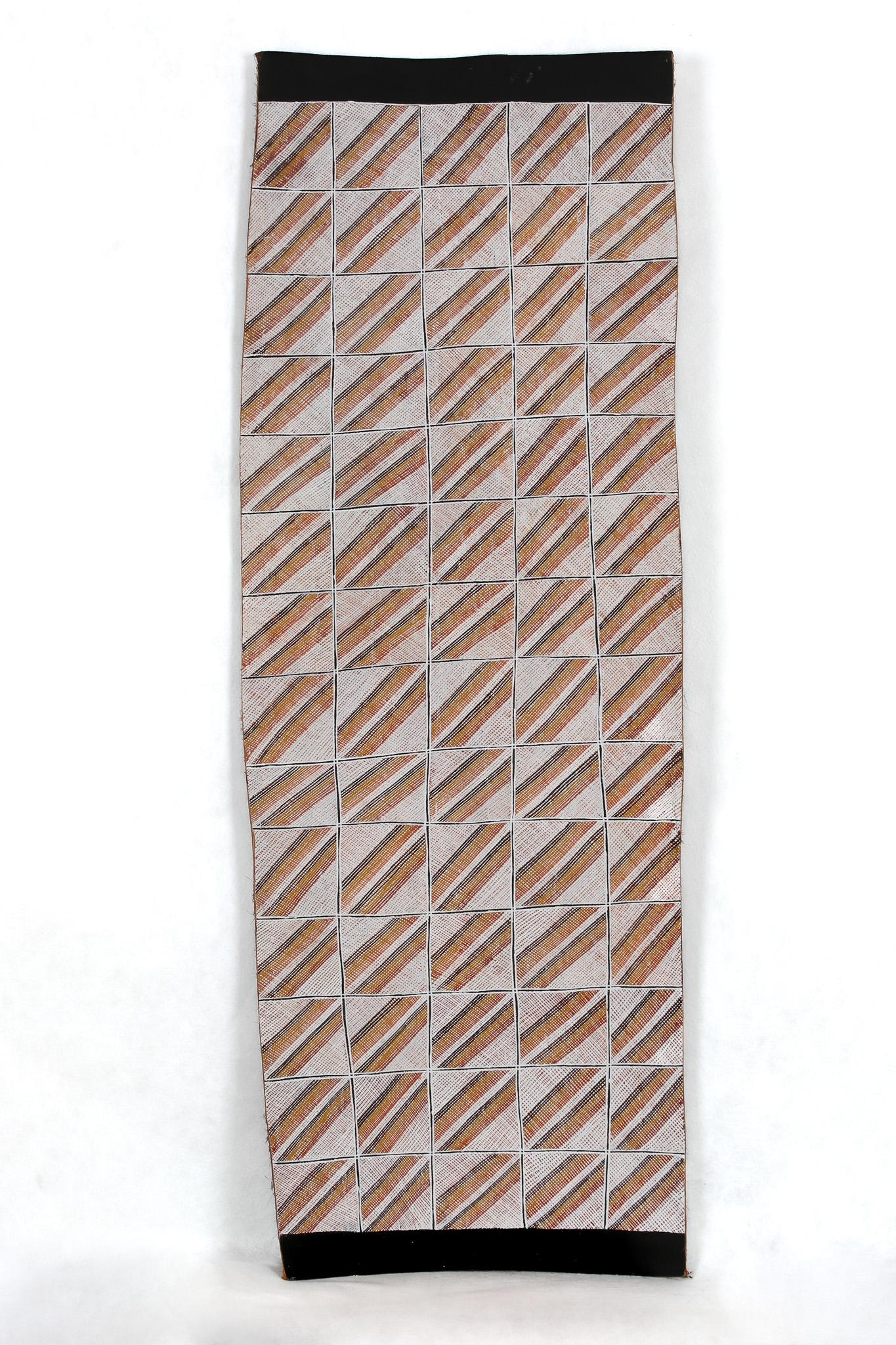 Mandirrhbinj (Cracked Mud) - Bark Painting - Delia Juburri