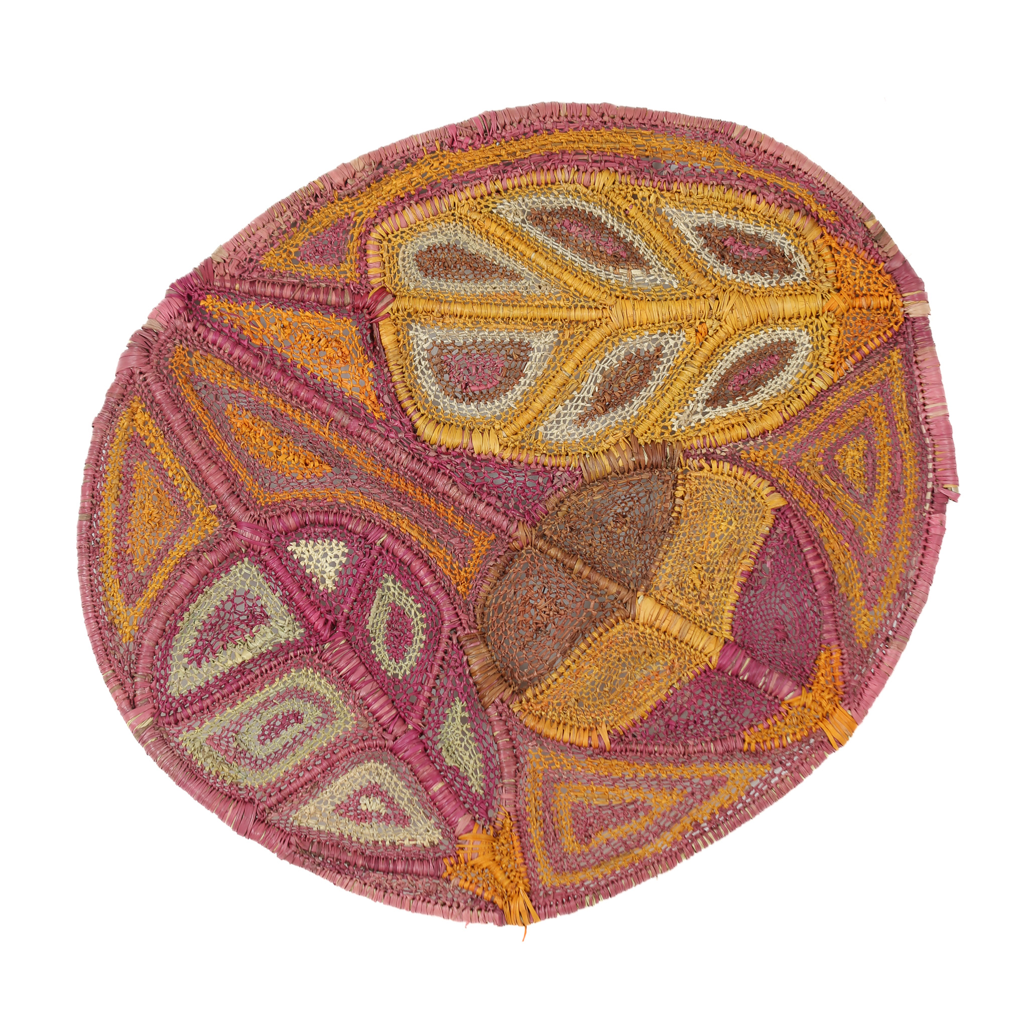 Nawarlah - Brown River Stingray - Fibre Art - Anniebell Marrngamarrnga